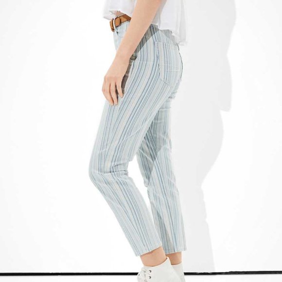 American Eagle AE Stretch Mom Jean 0R - Picture 2 of 5